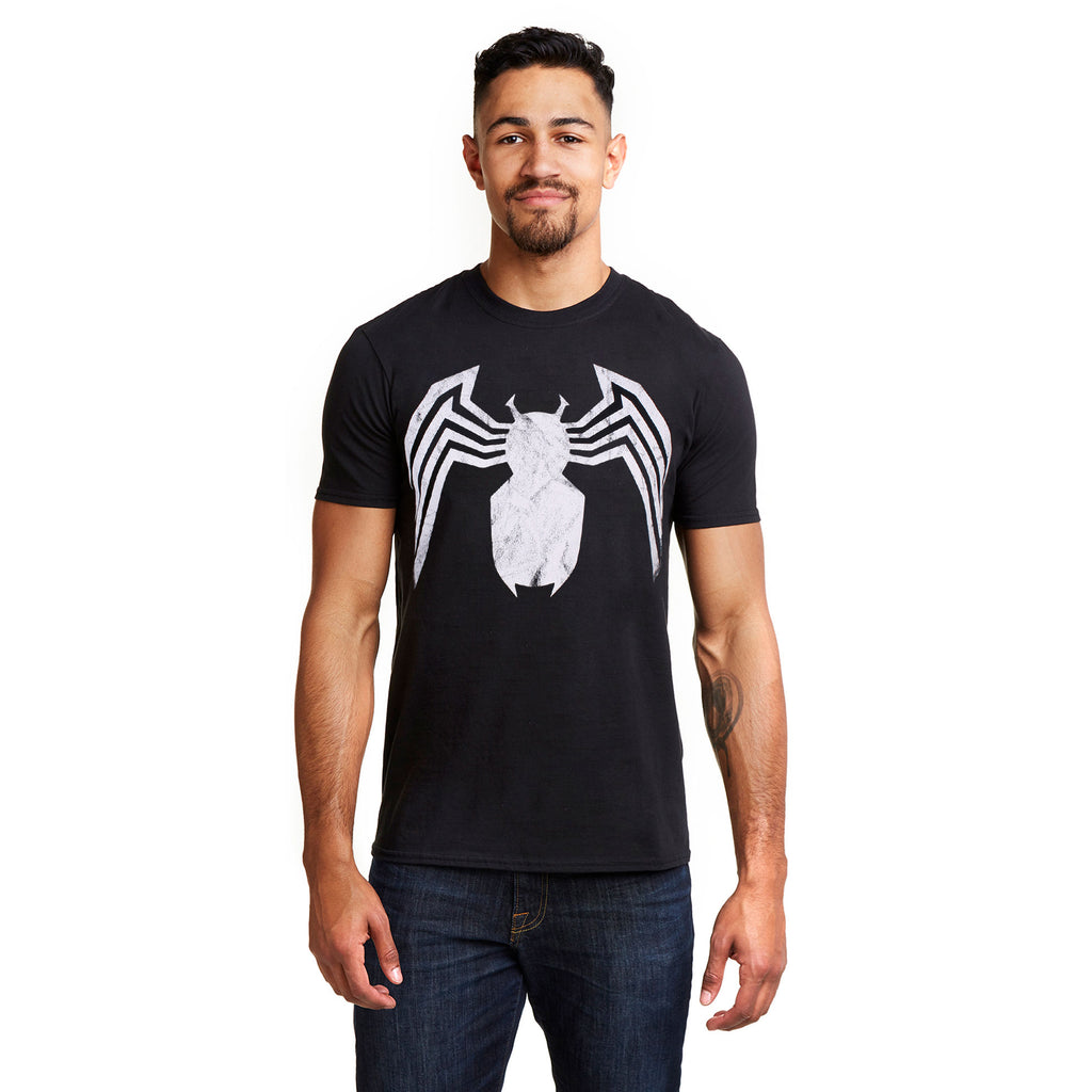 Marvel Mens - Venom Emblem - T-Shirt - Black