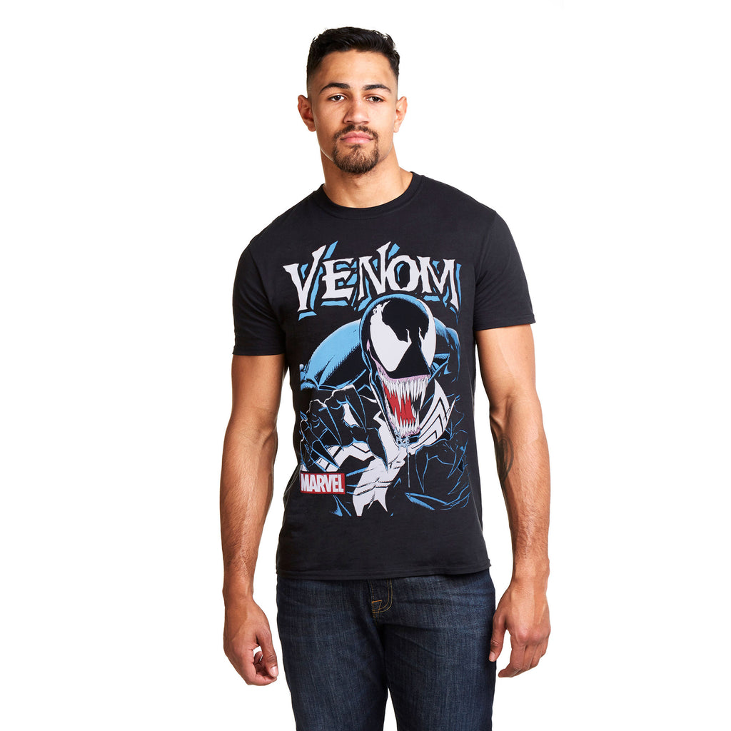 Marvel Mens - Venom Anti Hero - T-Shirt - Black