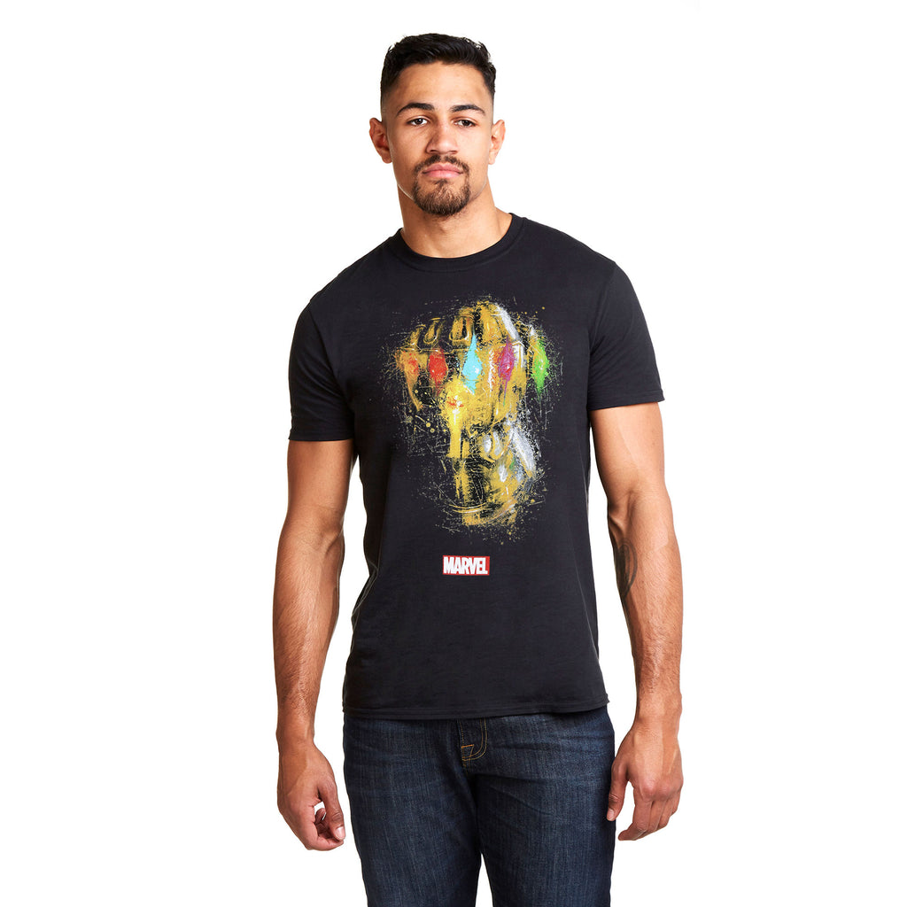 Marvel Mens - Endgame Gauntlet - T-Shirt - Black