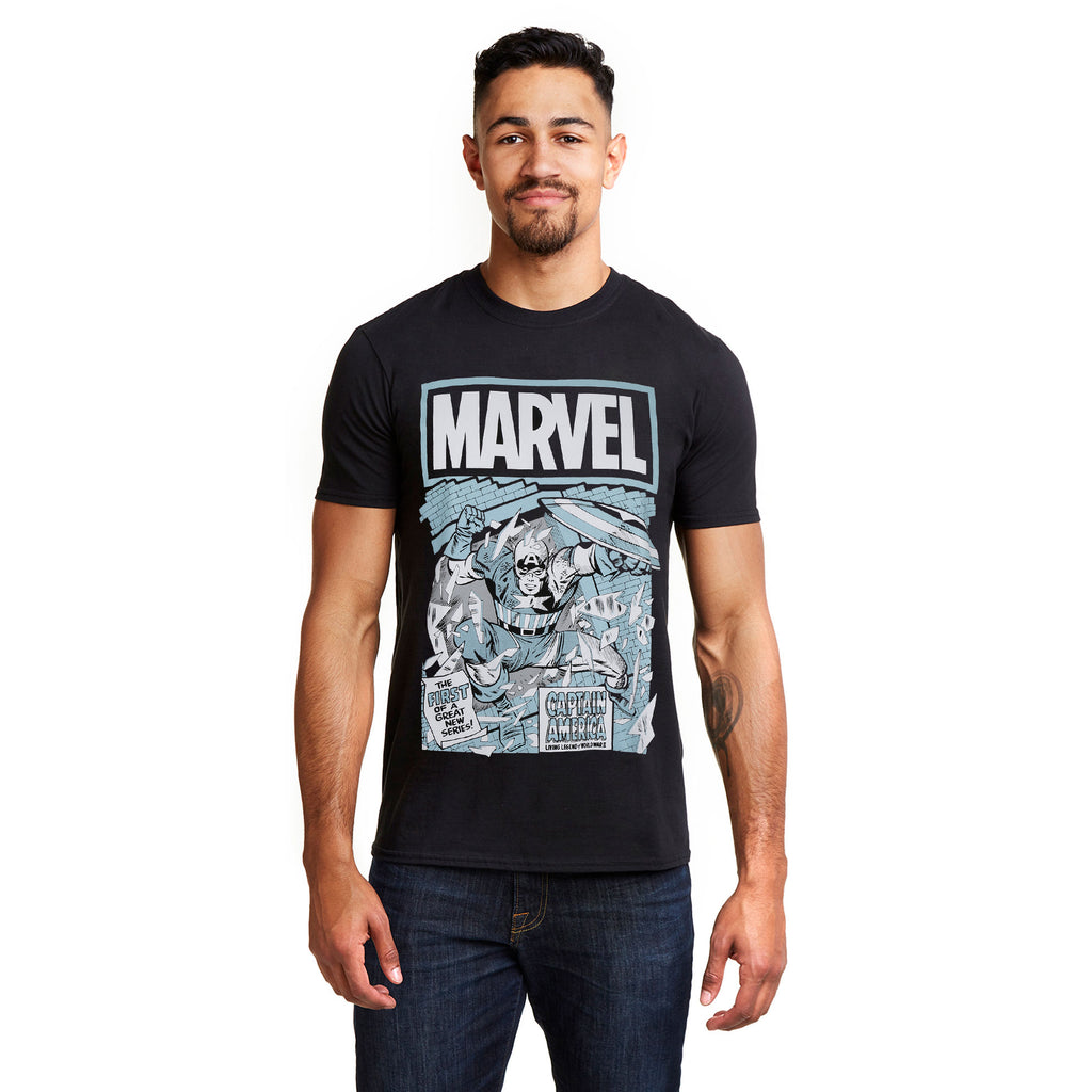 Marvel Mens - Living Legend - T-shirt - Black