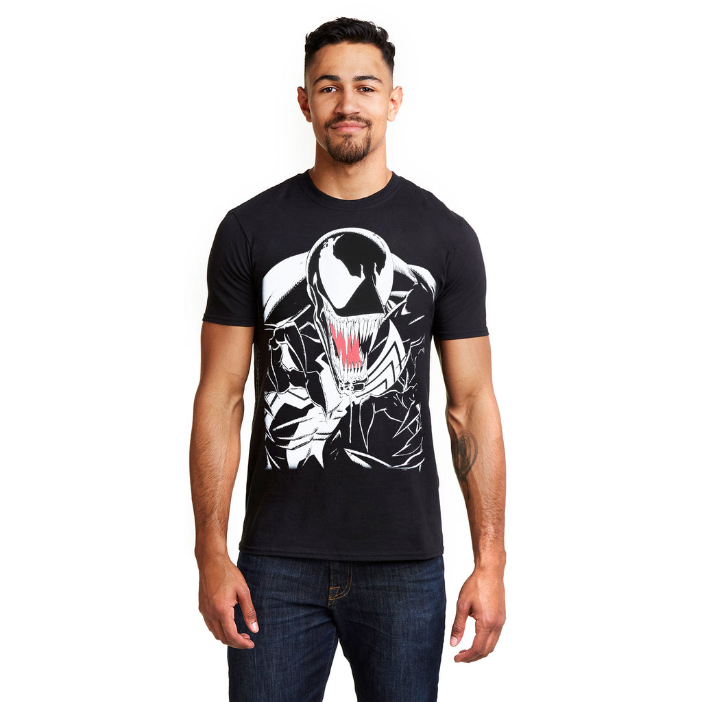 Marvel Mens - Venom - T-shirt - Black