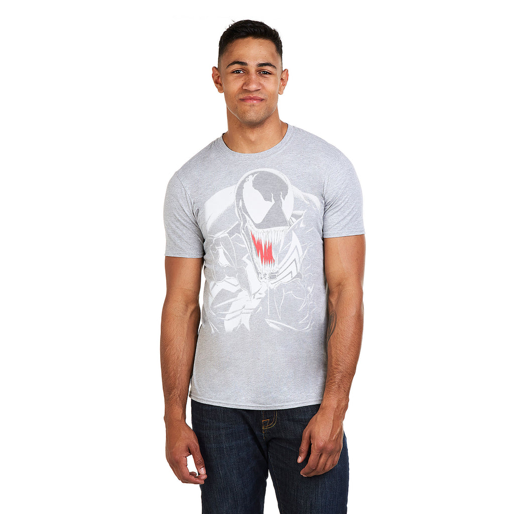 Marvel Mens - Venom - T-shirt - Grey Heather