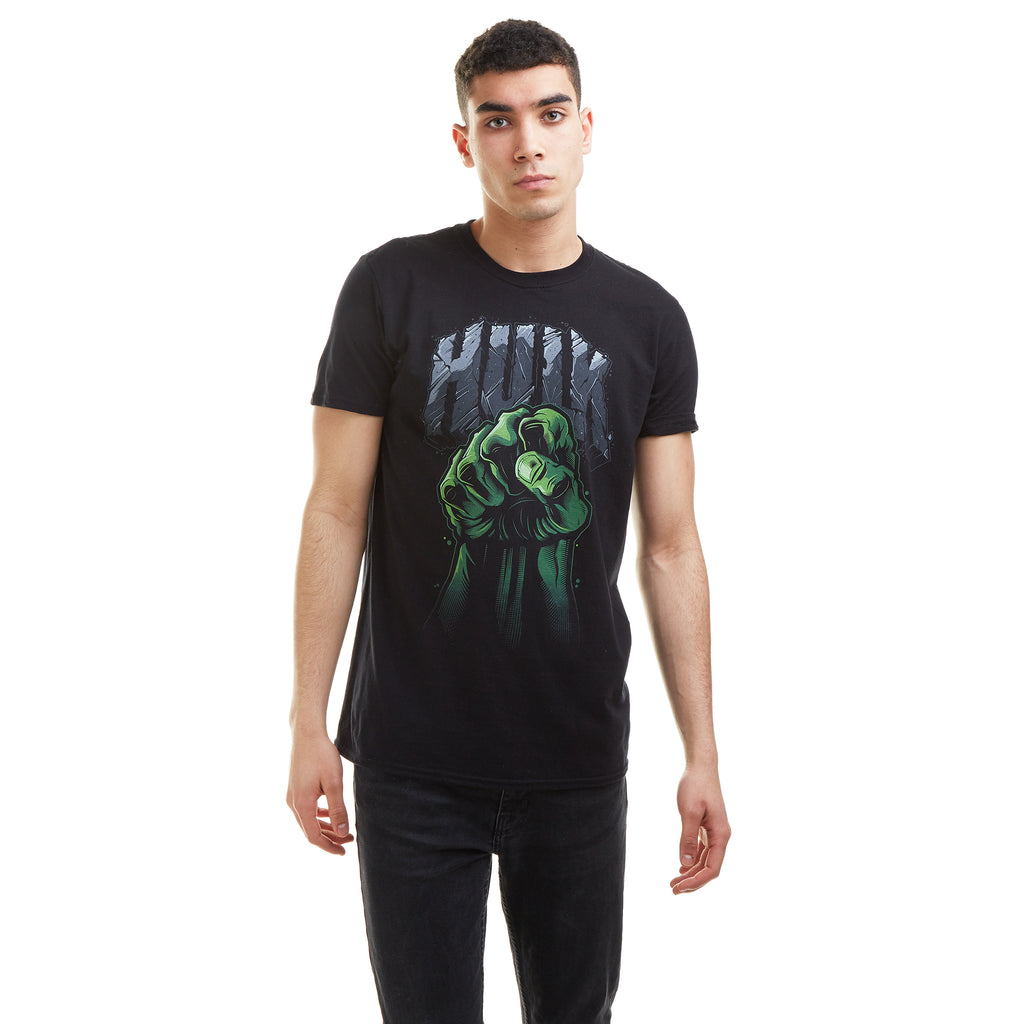 Marvel Mens - Hulk Fist - T-shirt - Black