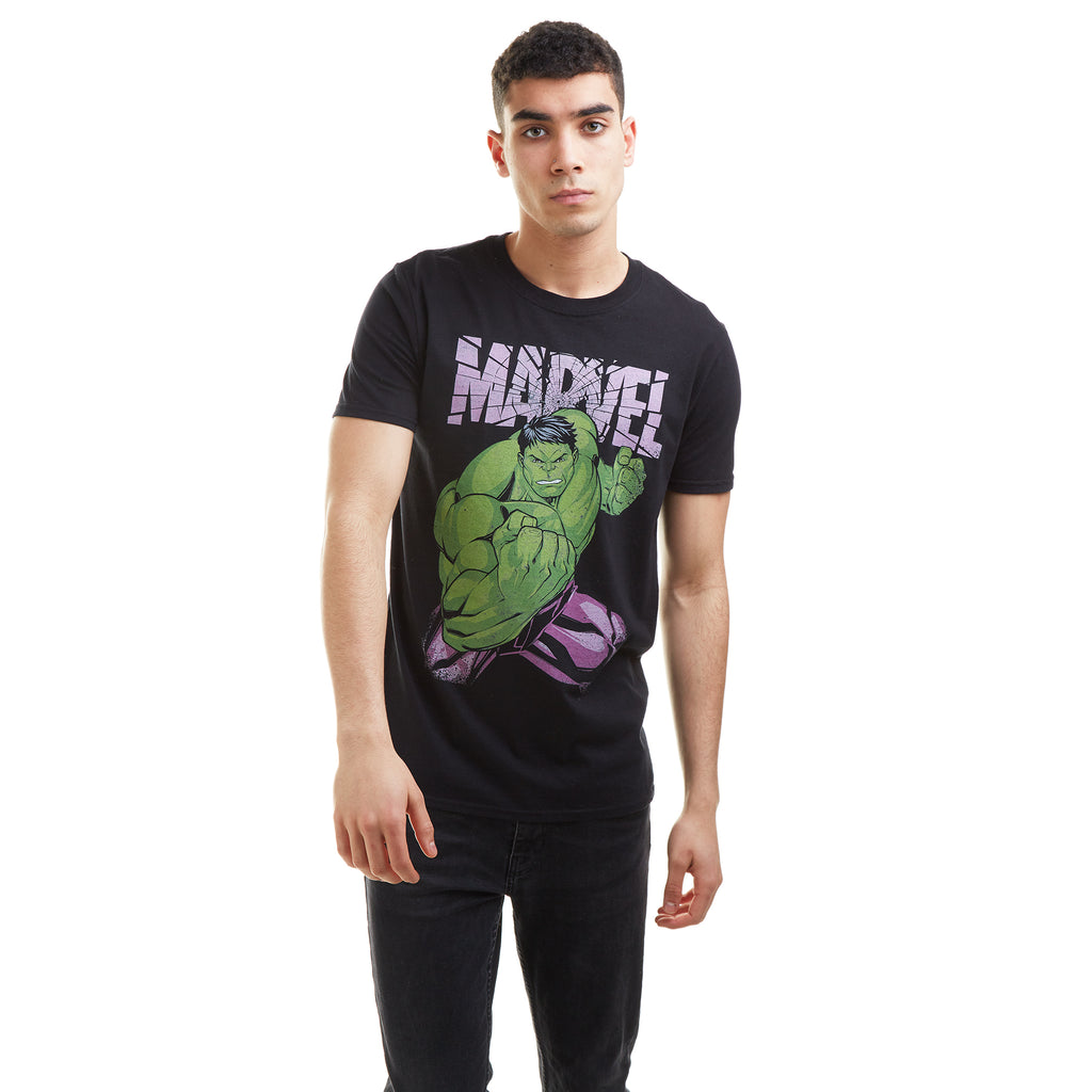 Marvel Mens - Hulk Uppercut - T-shirt - Black