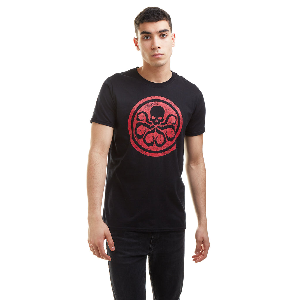 Marvel Mens - Hydra Logo - T-shirt - Black