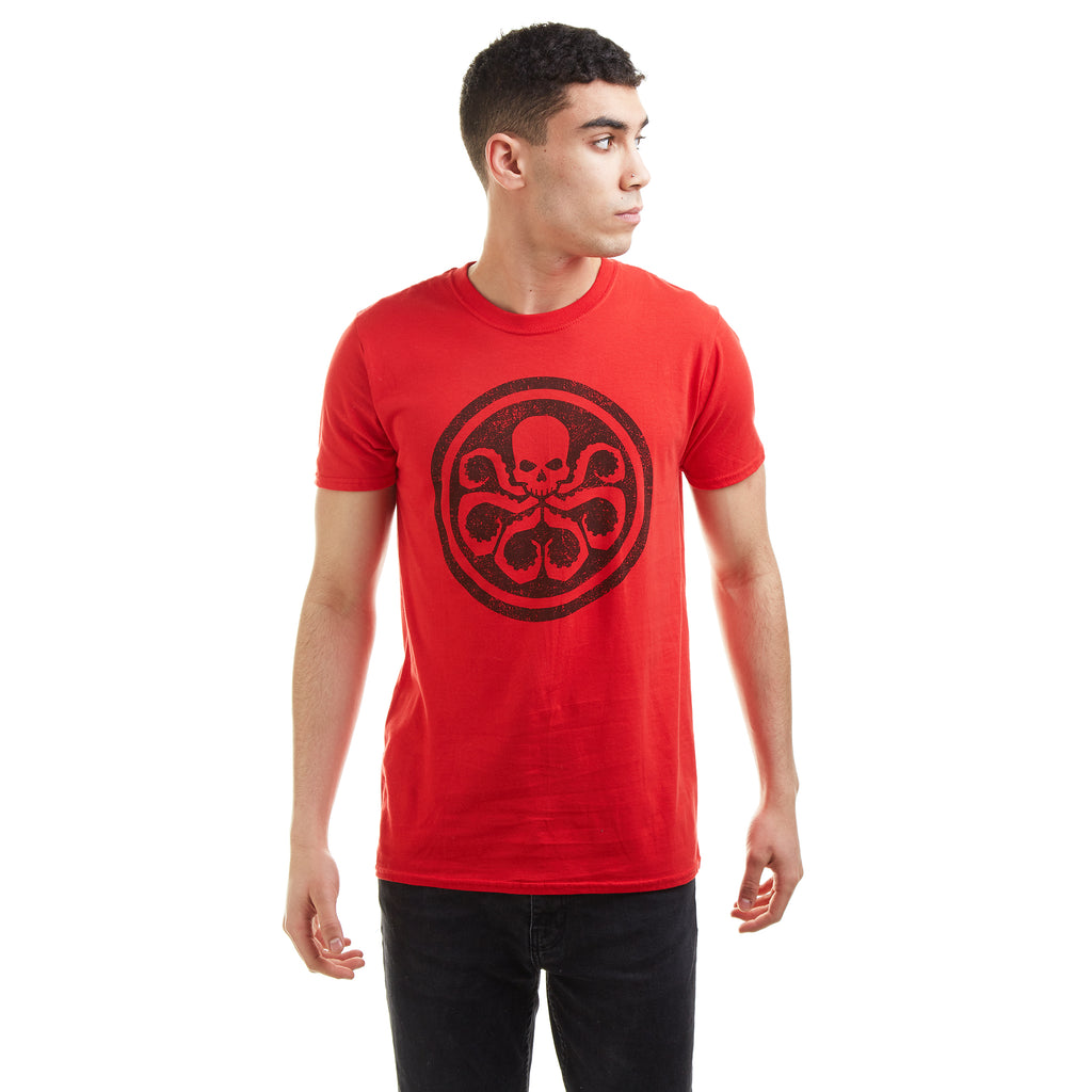 Marvel Mens - Hydra Logo - T-shirt - Red