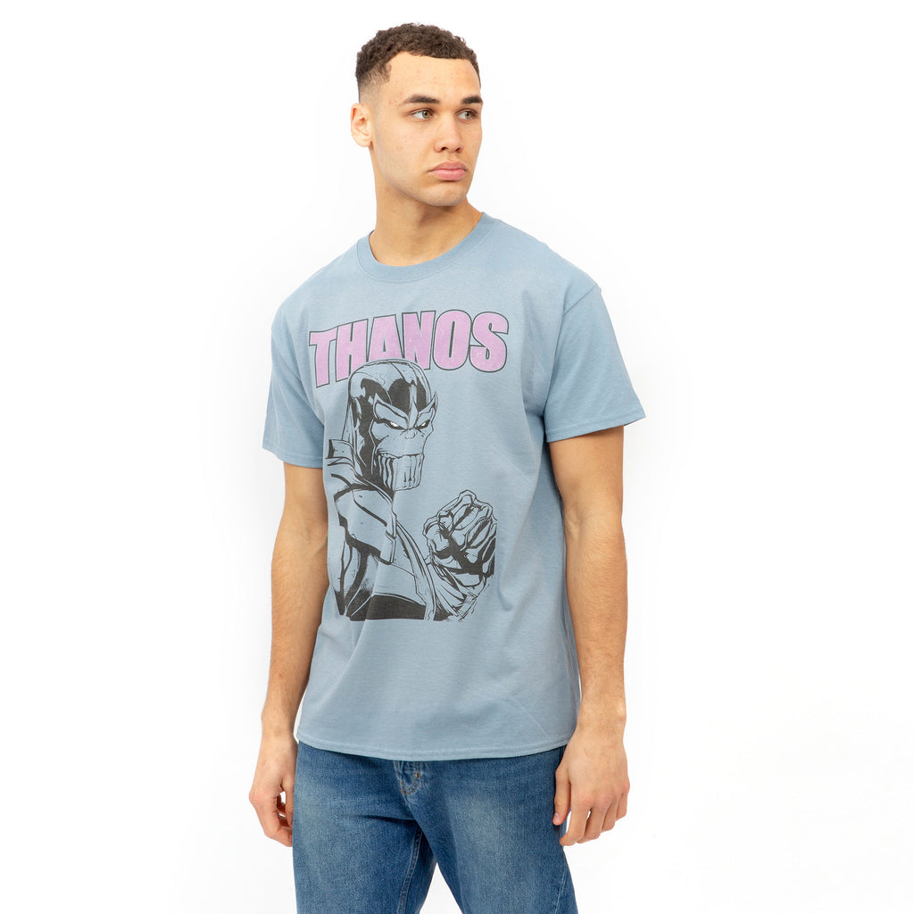 Marvel Mens - Thanos - T-shirt - Stone Blue