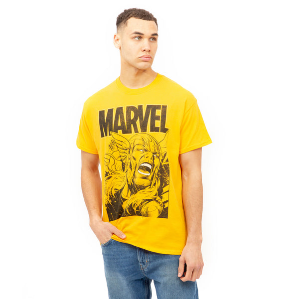 Marvel Mens - Avengers - T-shirt - Gold