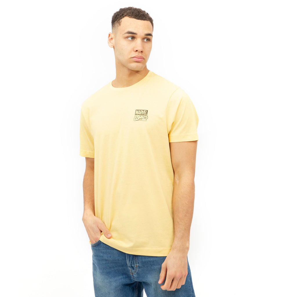 Marvel Mens - Tokyo Web Slinger - T-shirt - Yellow Haze