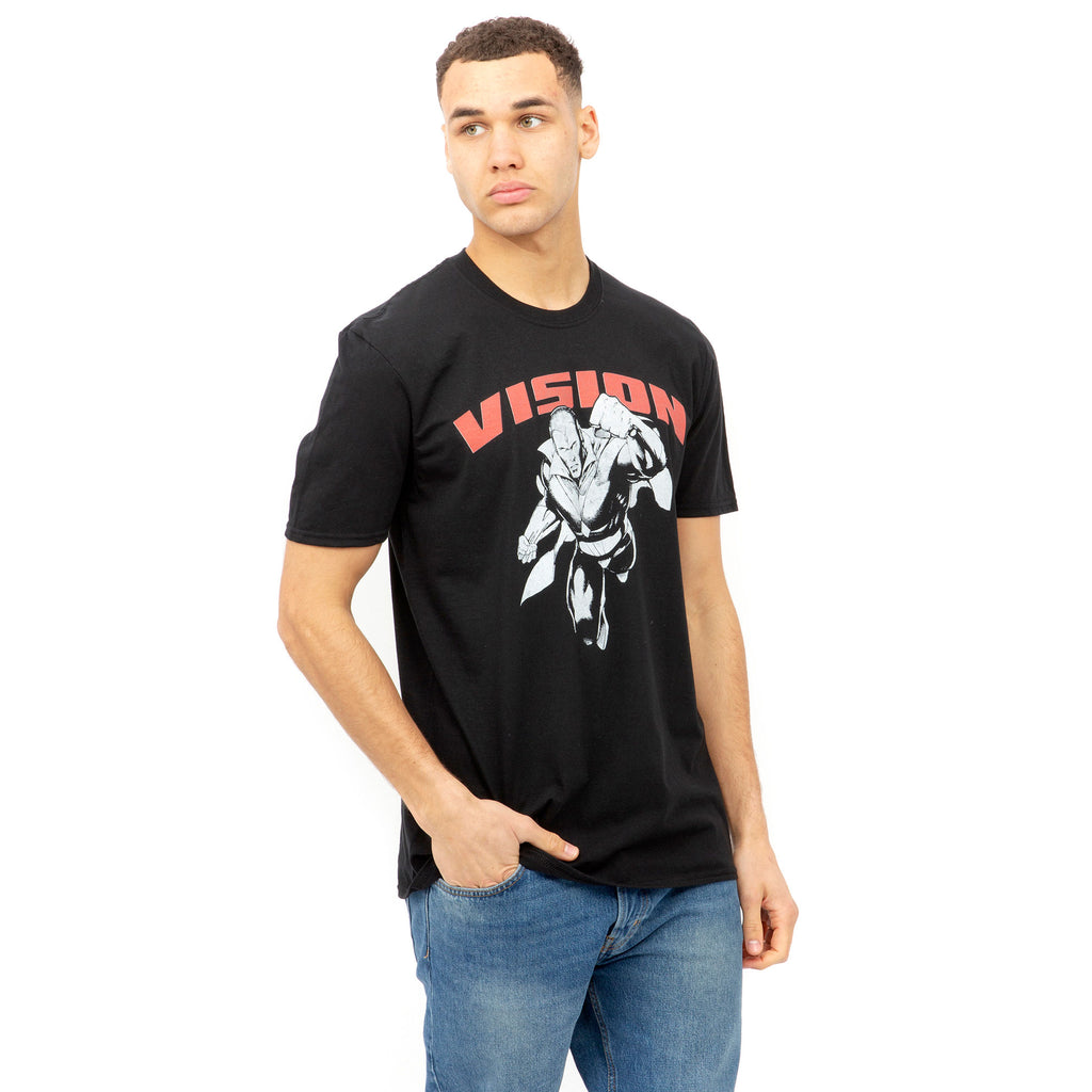 Marvel Mens - Vision - T-shirt - Black