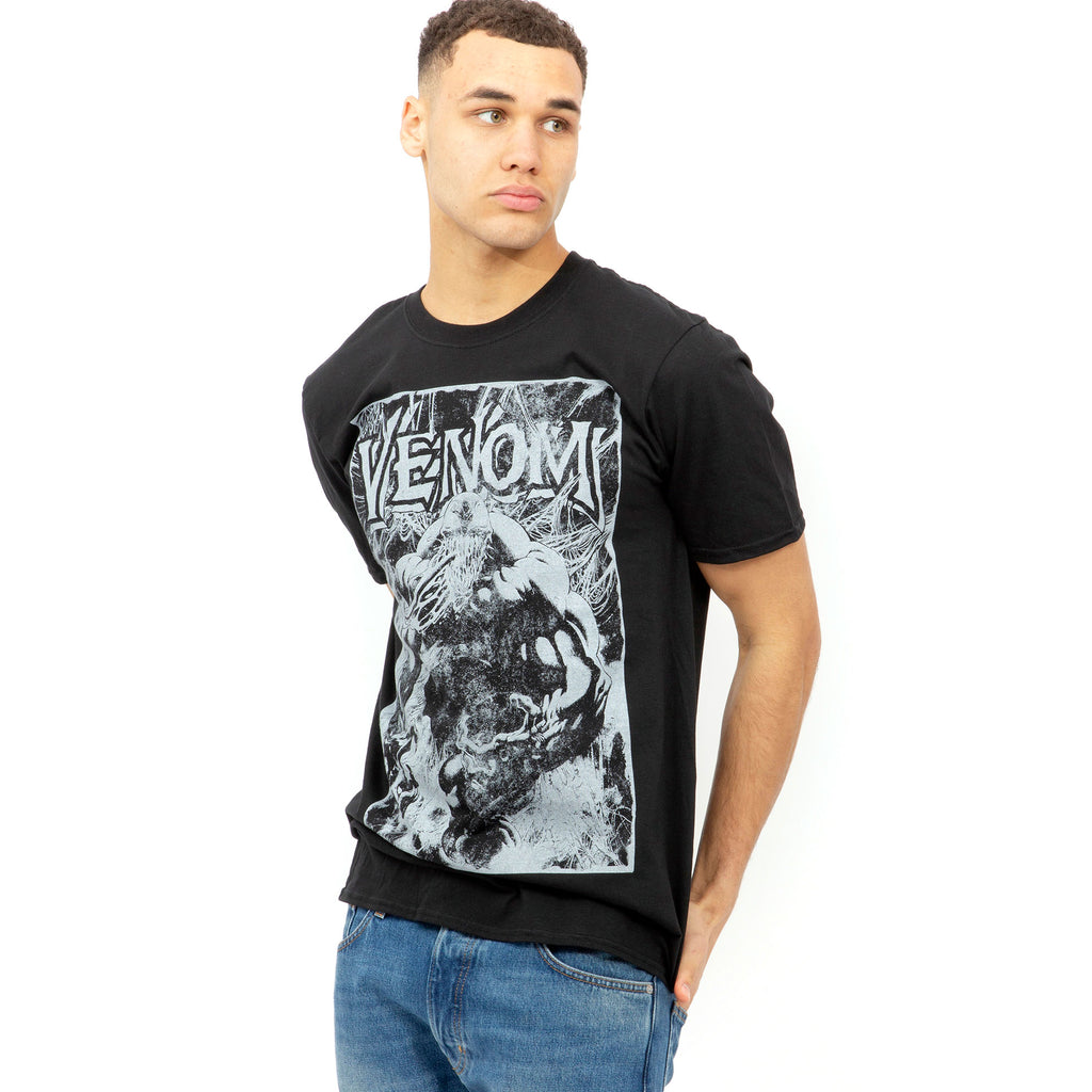 Marvel Mens - Venom Web - T-shirt - Black