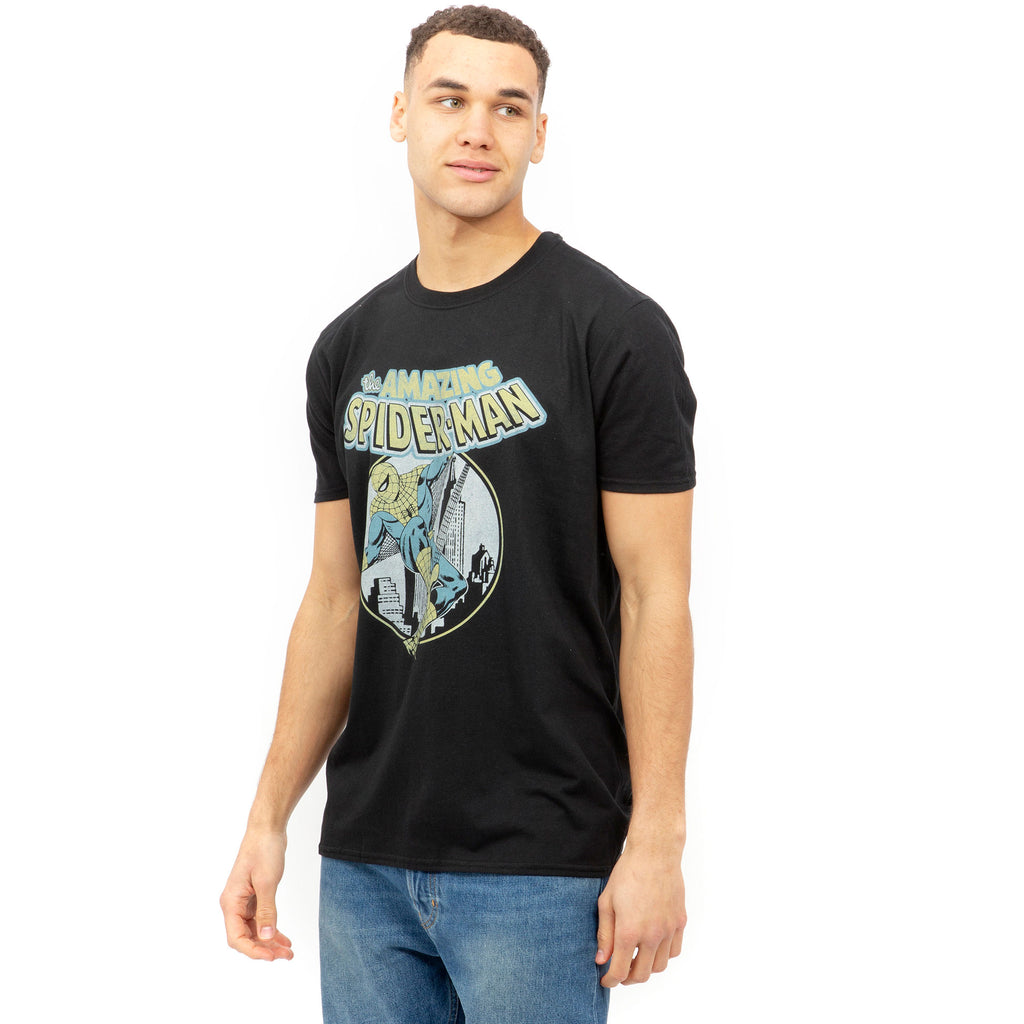 Marvel Mens - City Slinger - T-shirt - Black