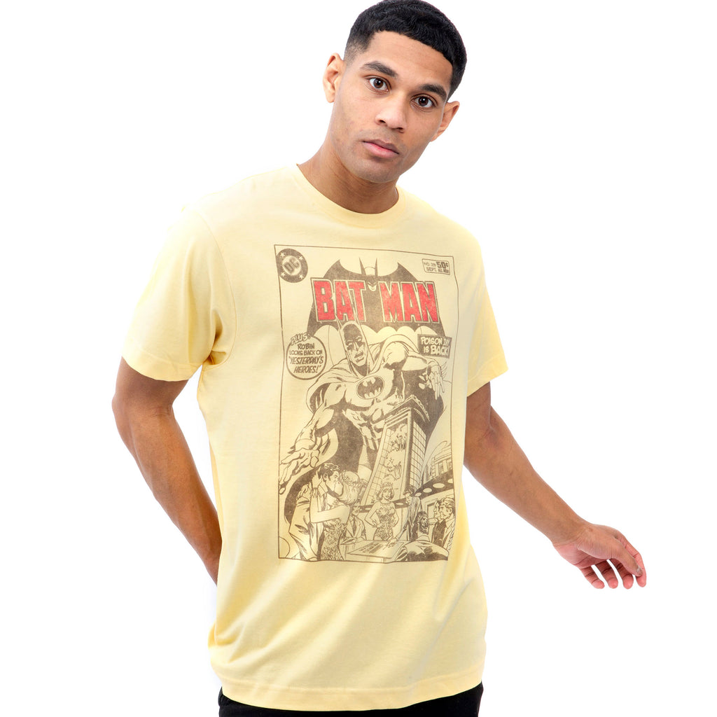 DC Comics Mens - Yesterdays Heroes - T-shirt - Yellow Haze