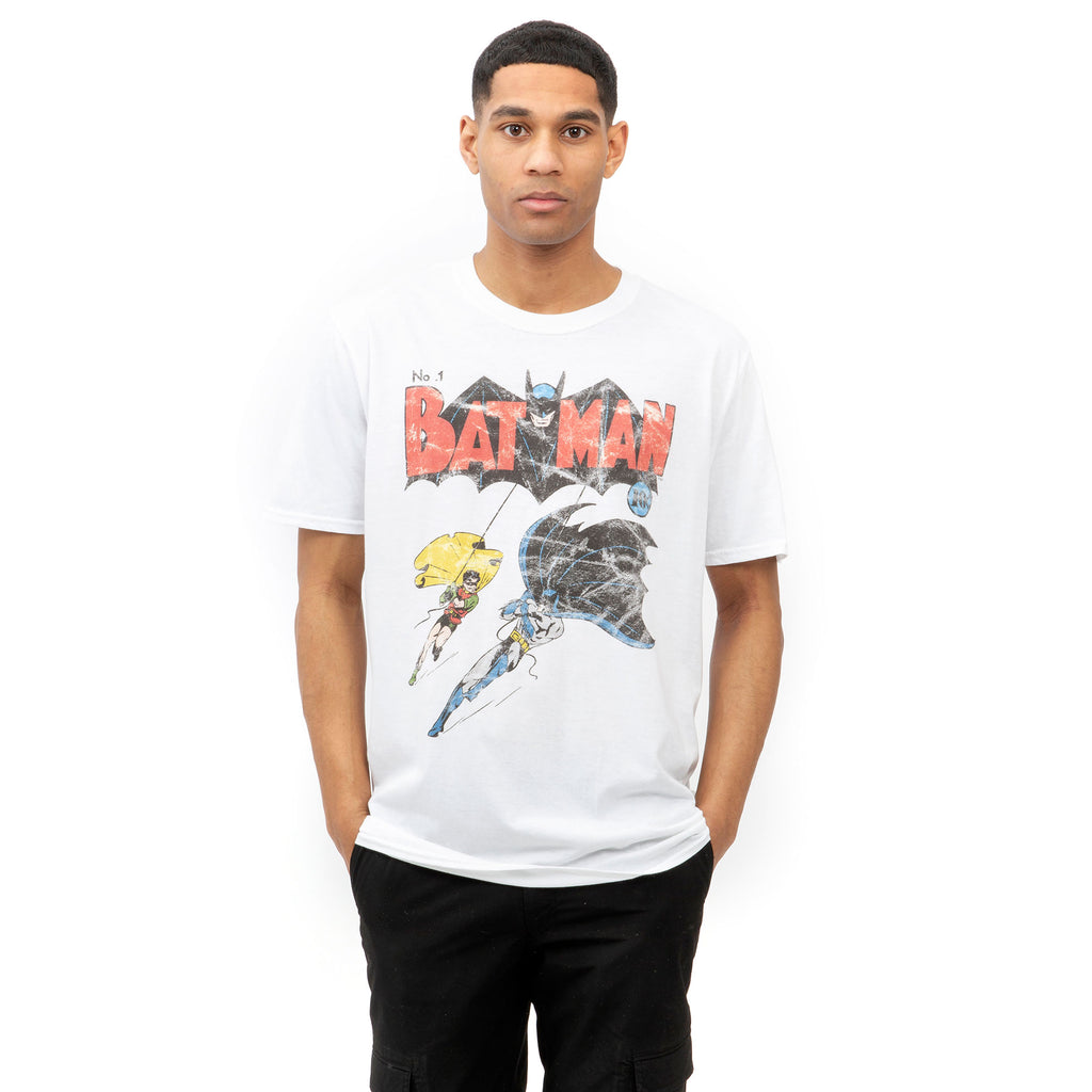 DC Comics Mens - Batman No.1 - T-shirt - White