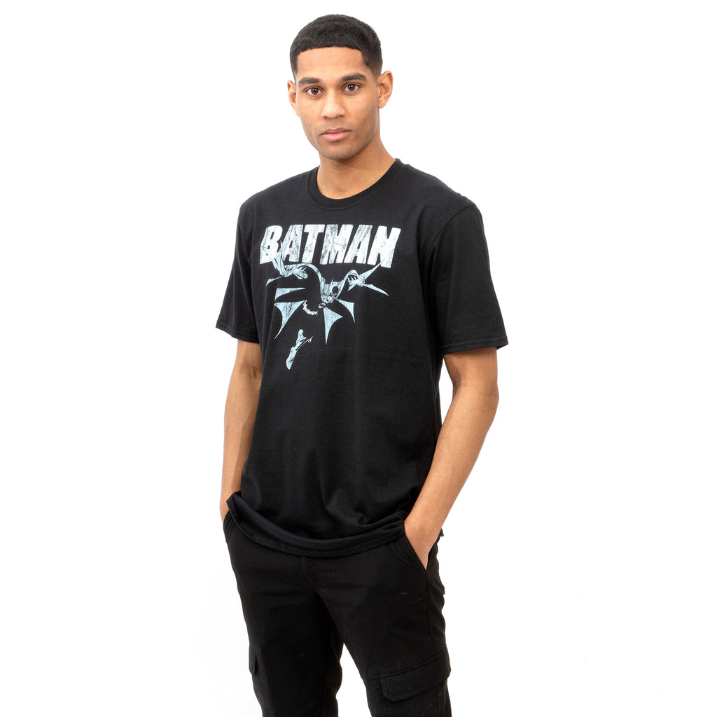 DC Comics Mens - Batman Glide - T-shirt - Black