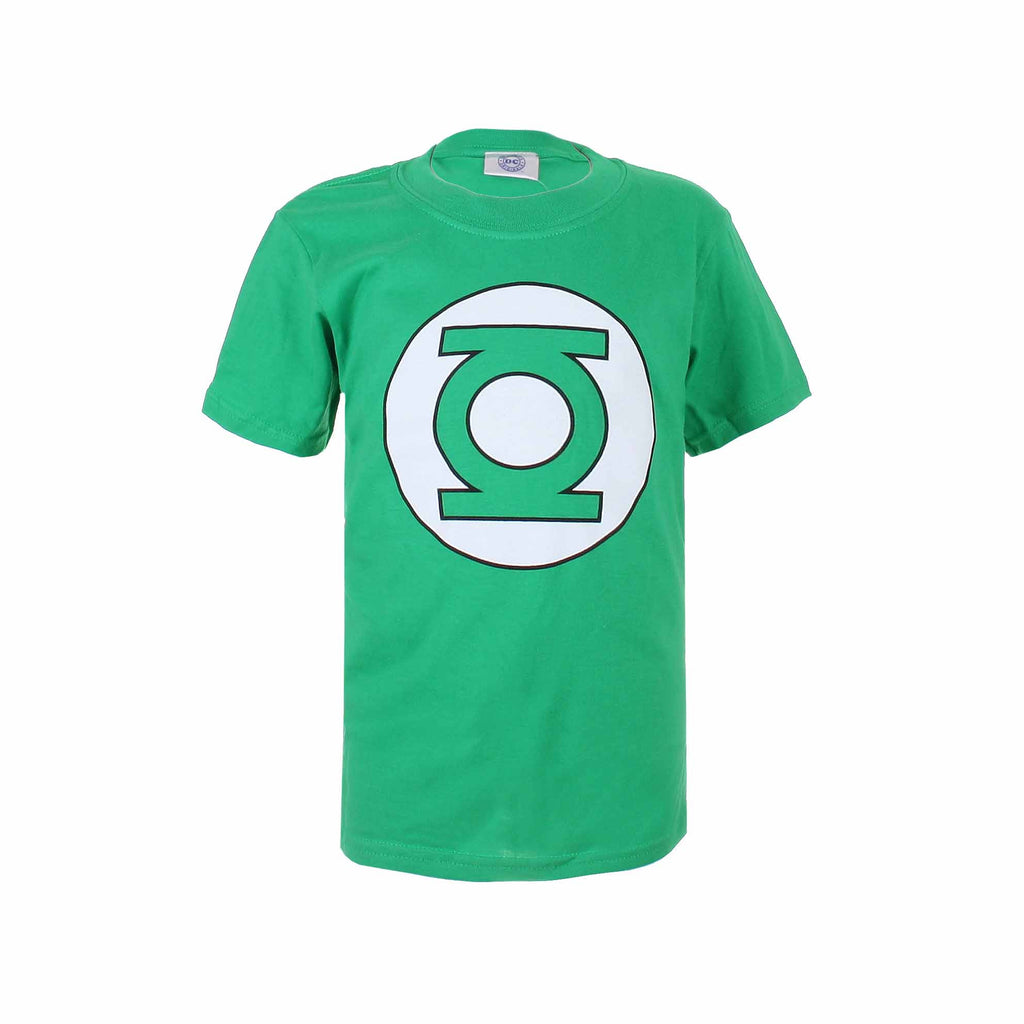 DC Comics Boys - Green Lantern Circle Logo - T-Shirt - Irish Green