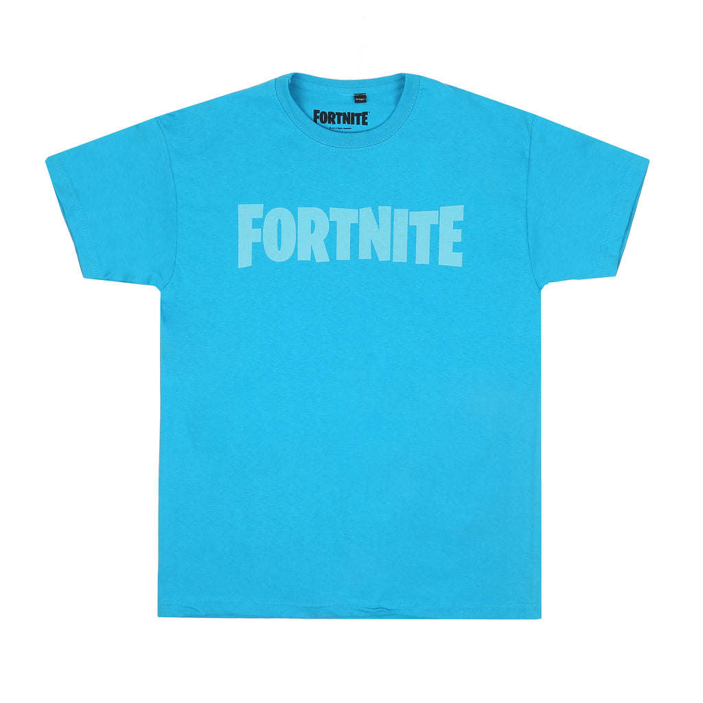 Fortnite Boys - Logo - T-shirt - Azure Blue