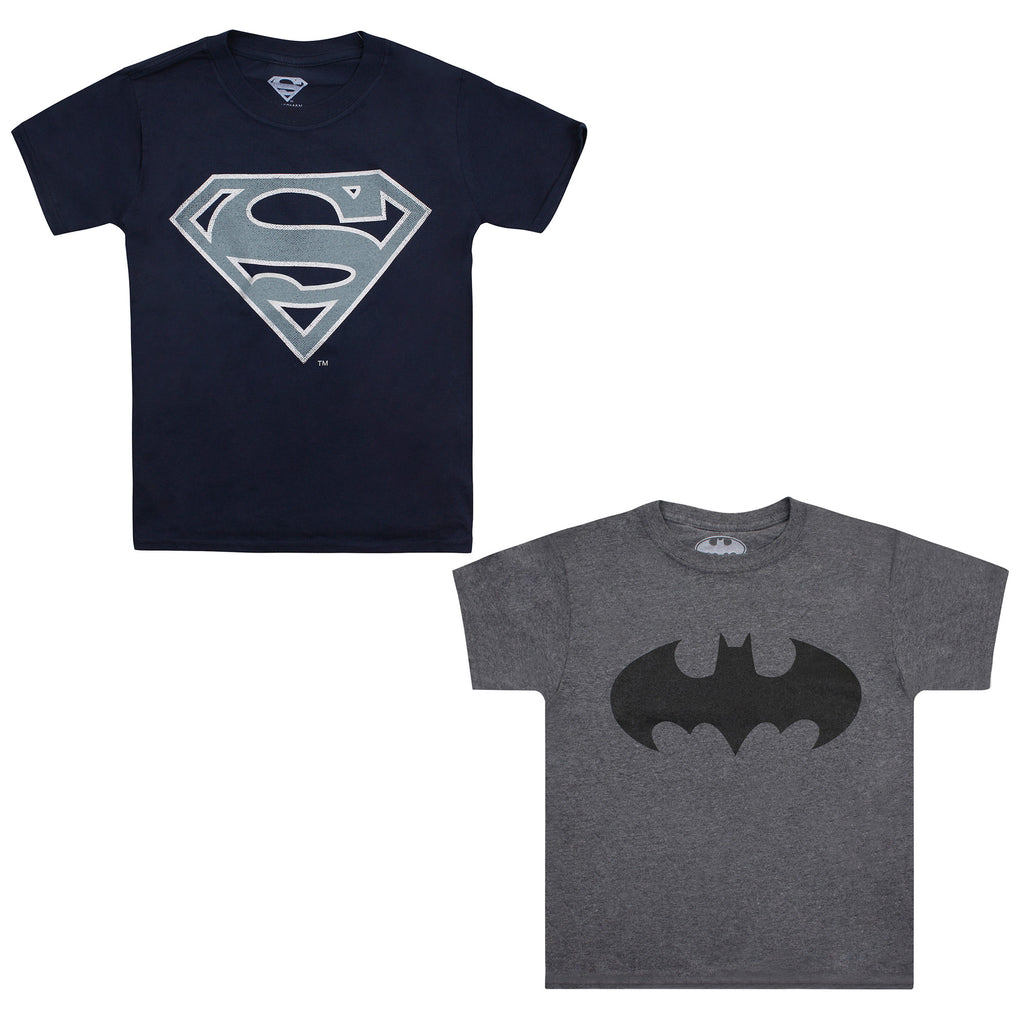 DC Comics Boys - Batman Superman - T-shirt Pack - Multi