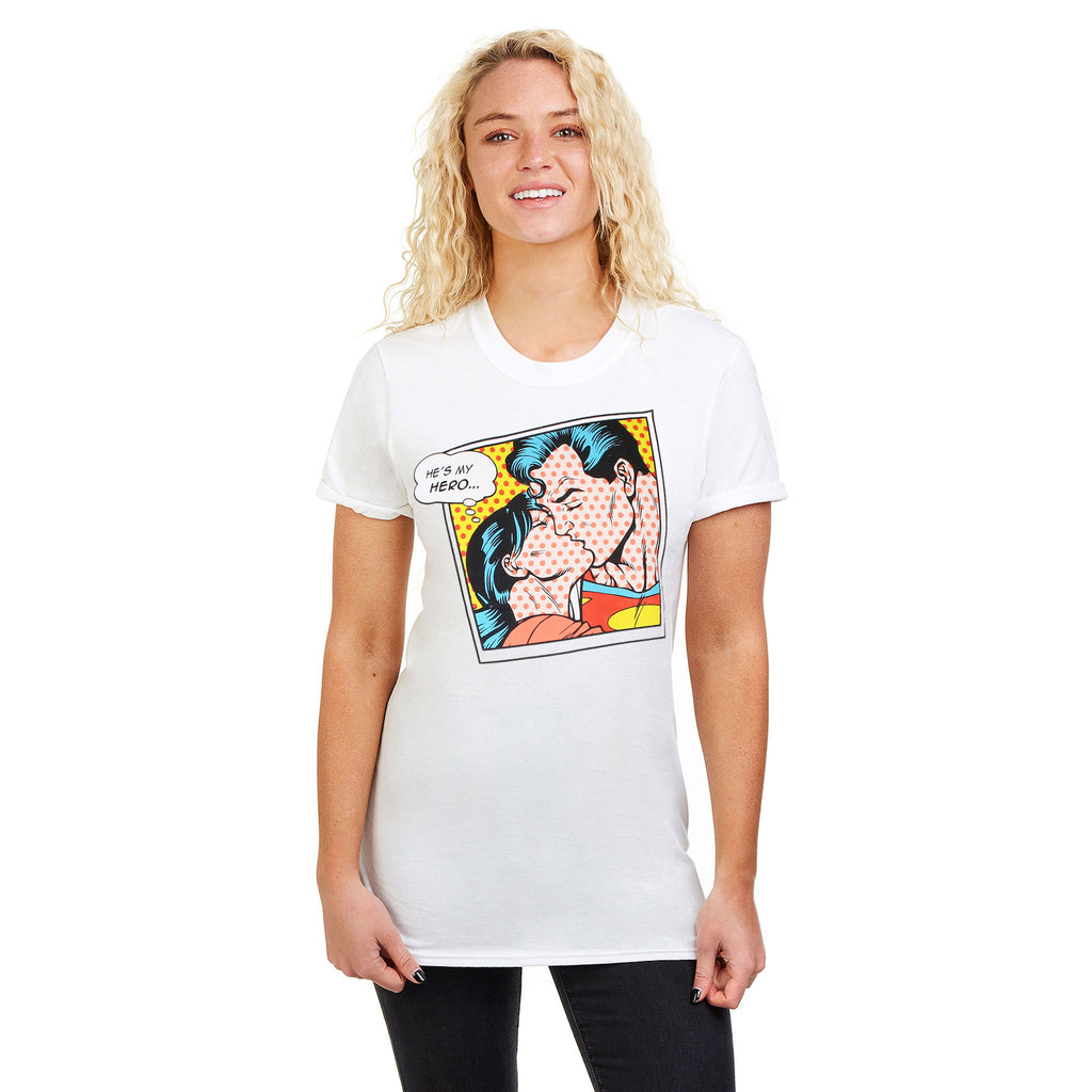DC Comics Ladies - My Hero - T-shirt - White