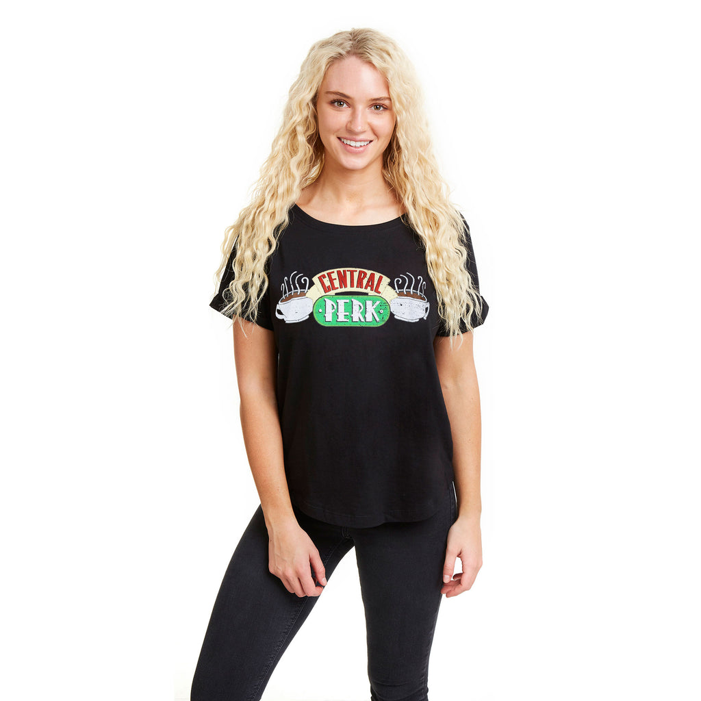 Friends Ladies - Central Perk - T-shirt - Black