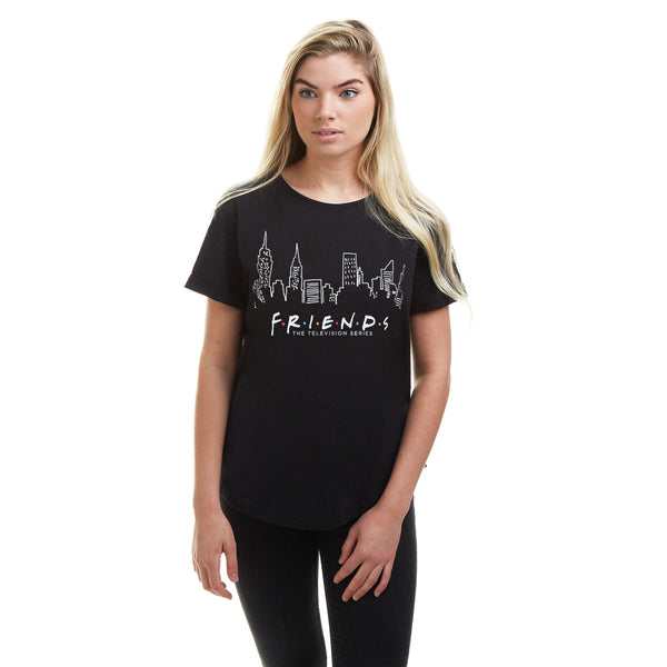 Friends Ladies - Skyline - T-shirt - Black