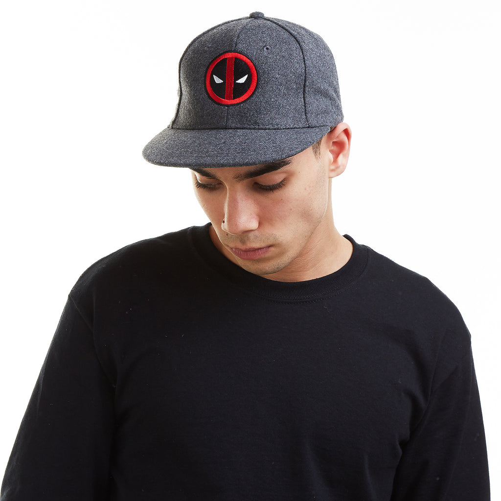 Marvel Mens - Deadpool Logo - Cap - Grey