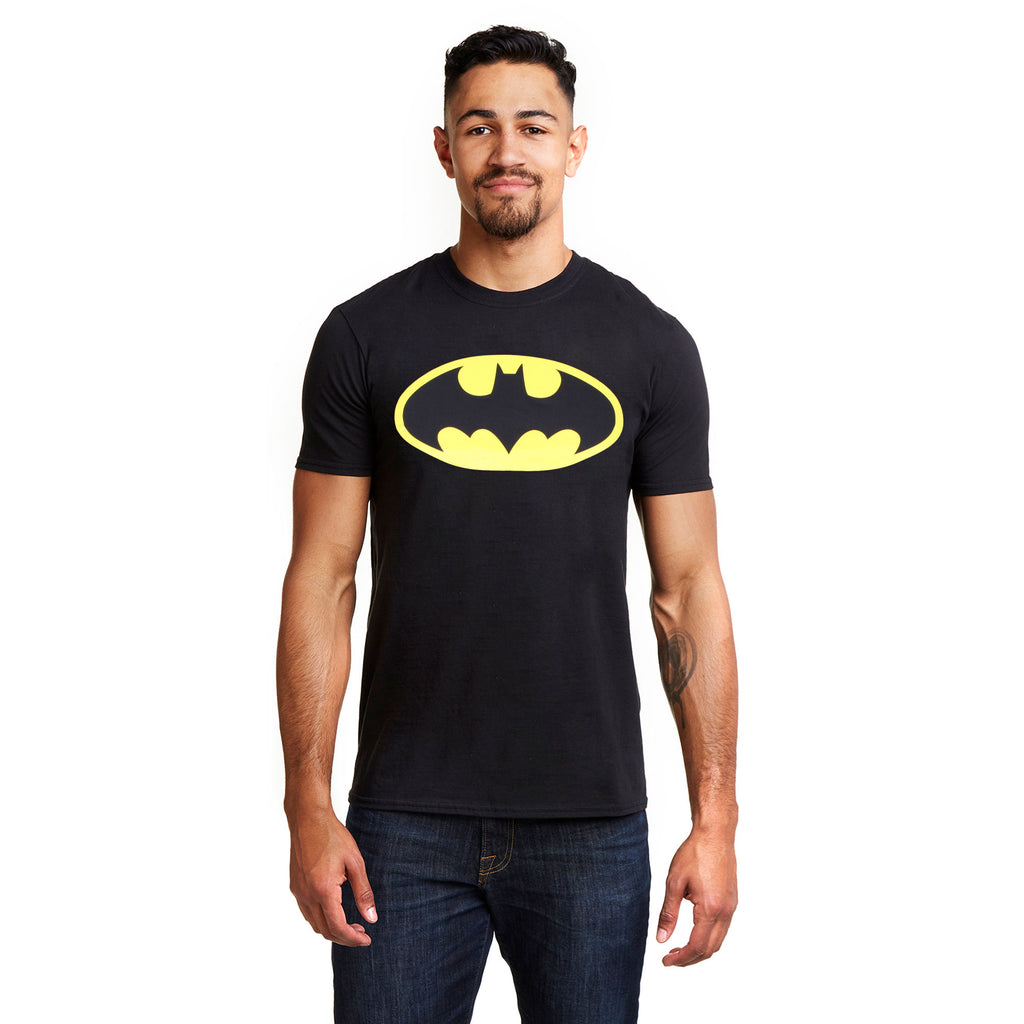 DC Comics Mens - Batman Logo - T-shirt - Black