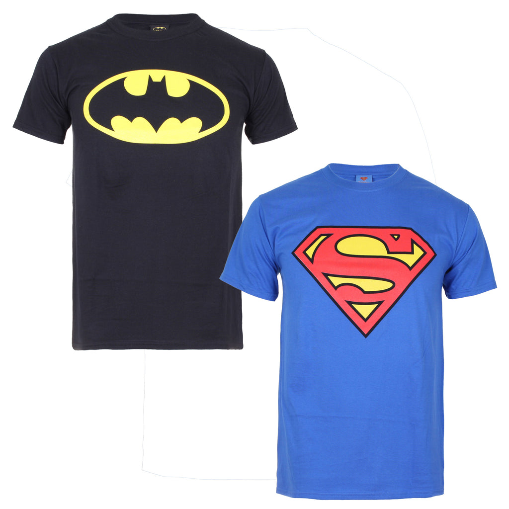 Dc Comics Mens - Pack 2 - 2 Pack T Shirts - Royal Blue/Black