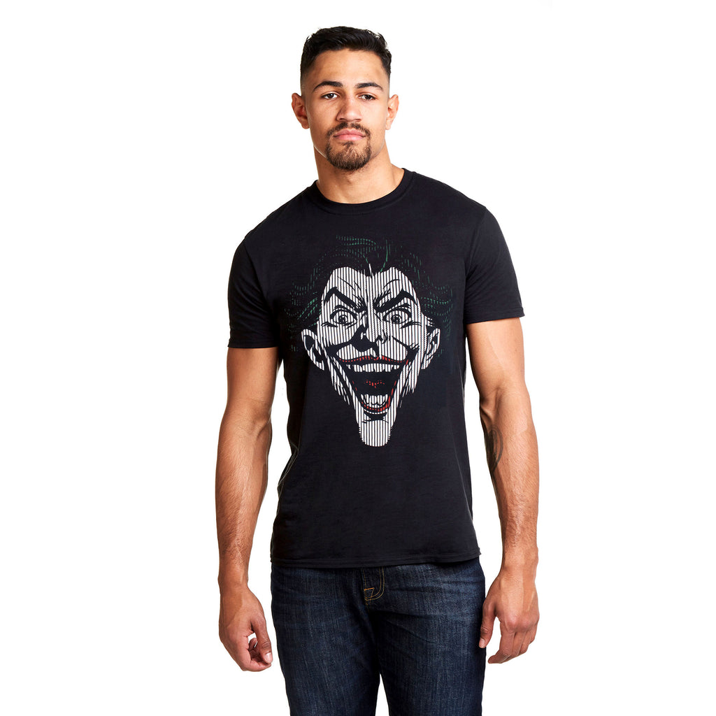 DC Comics Mens - Joker Lines - T-shirt - Black