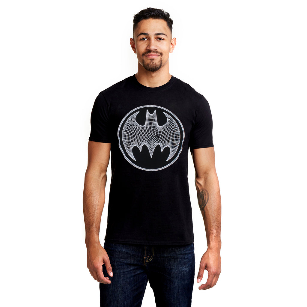 DC Comics Mens - Batman 3D - T-Shirt - Black