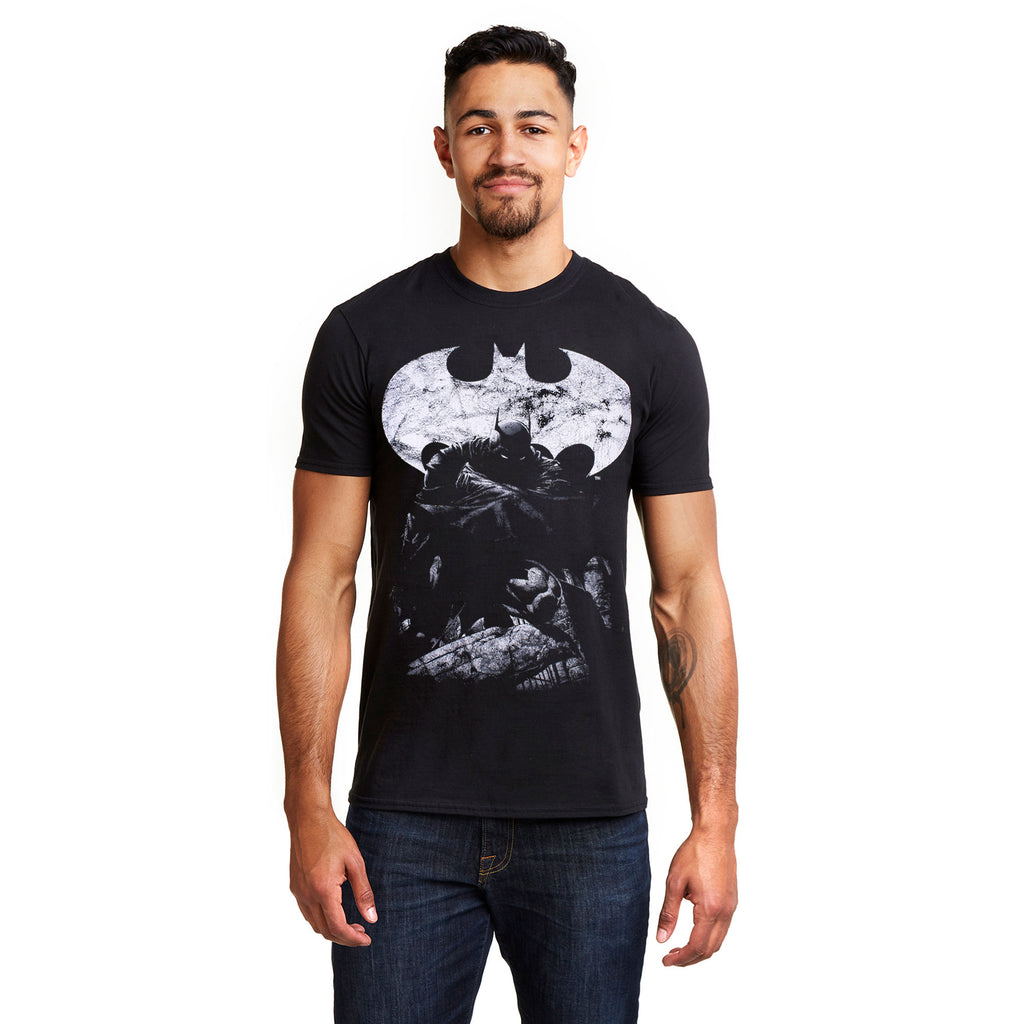 DC Comics Mens - Dark Knight - T-Shirt - Black