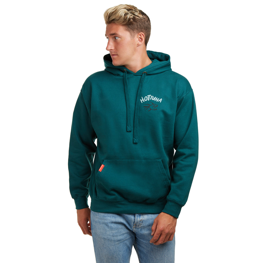 Hot Tuna Mens - Off The Hook - Pullover Hood - Pacific