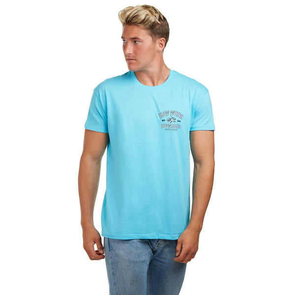 Hot Tuna Mens - Soul Bomb - T-Shirt - Atoll Blue