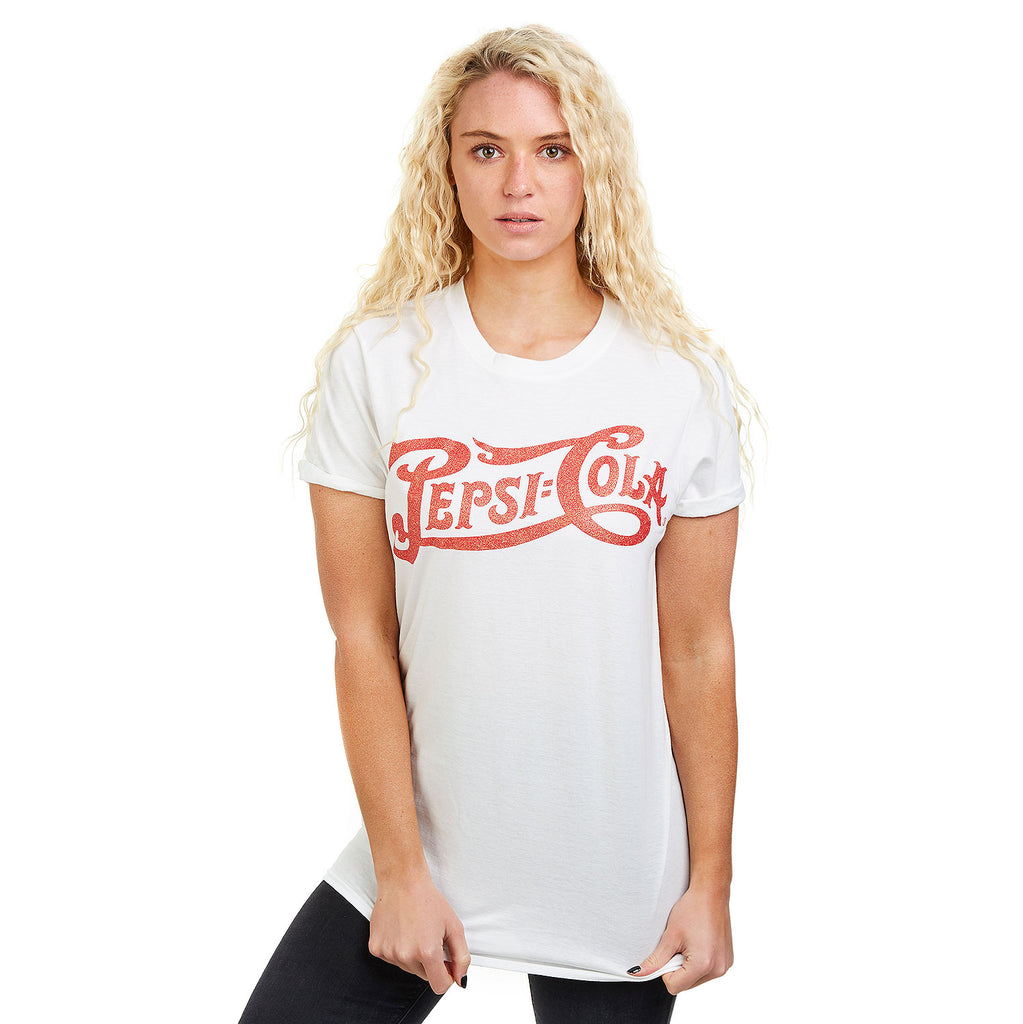 Pepsi Ladies - Vintage Logo - T-Shirt - White