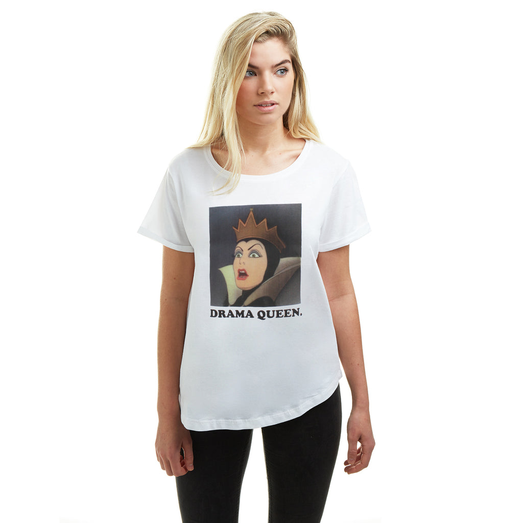 Disney Ladies - Drama Queen - T-shirt - White