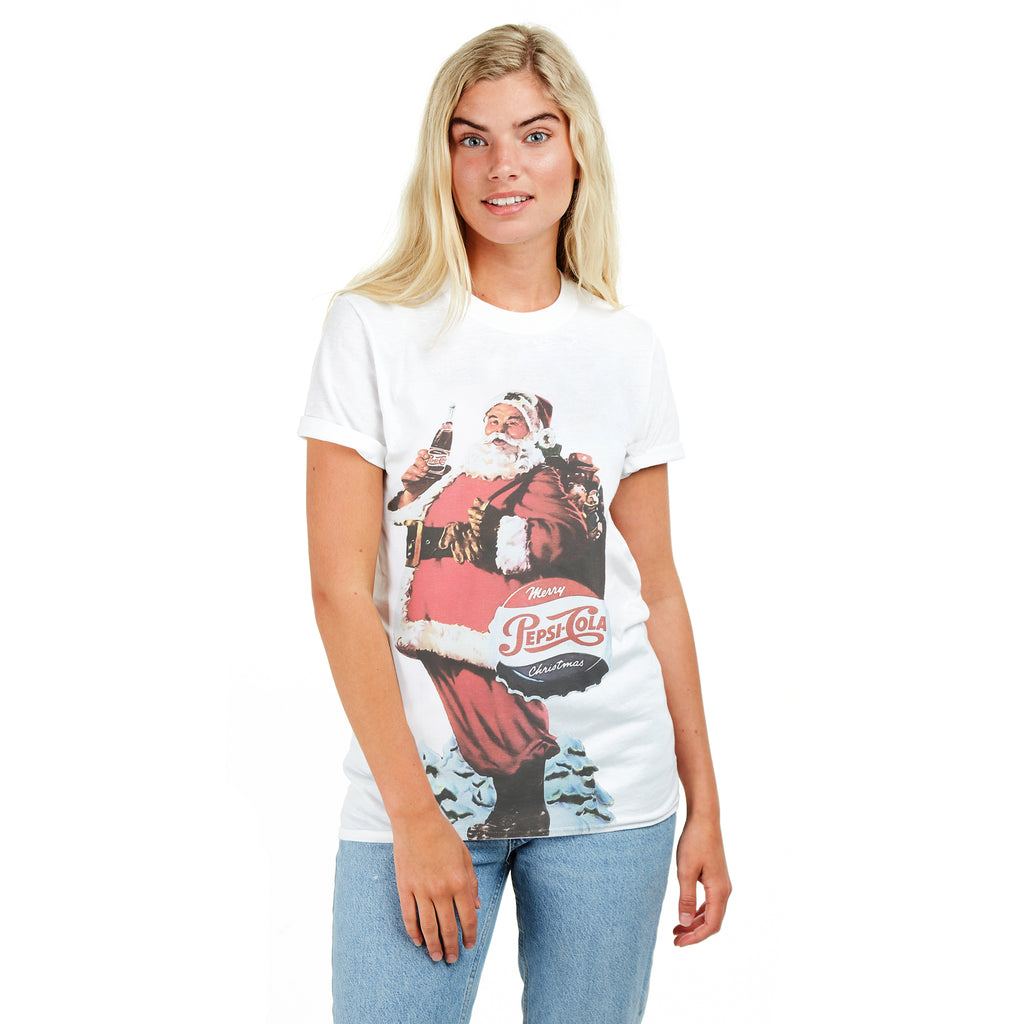 Pepsi Ladies - Merry Pepsi Cola Christmas - T-shirt - White