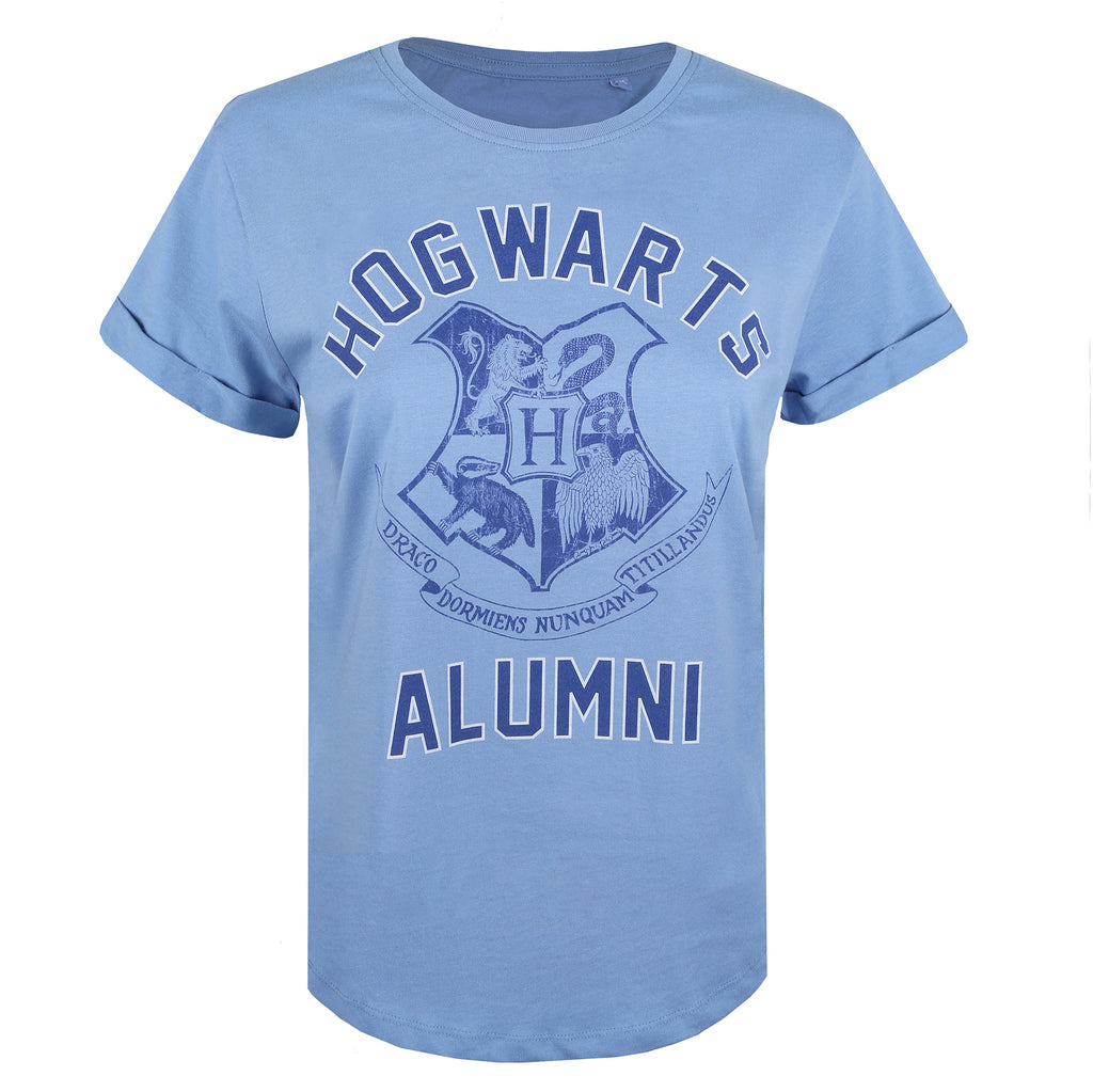 Harry Potter Ladies - Hogwarts Alumni - T-shirt - Indigo