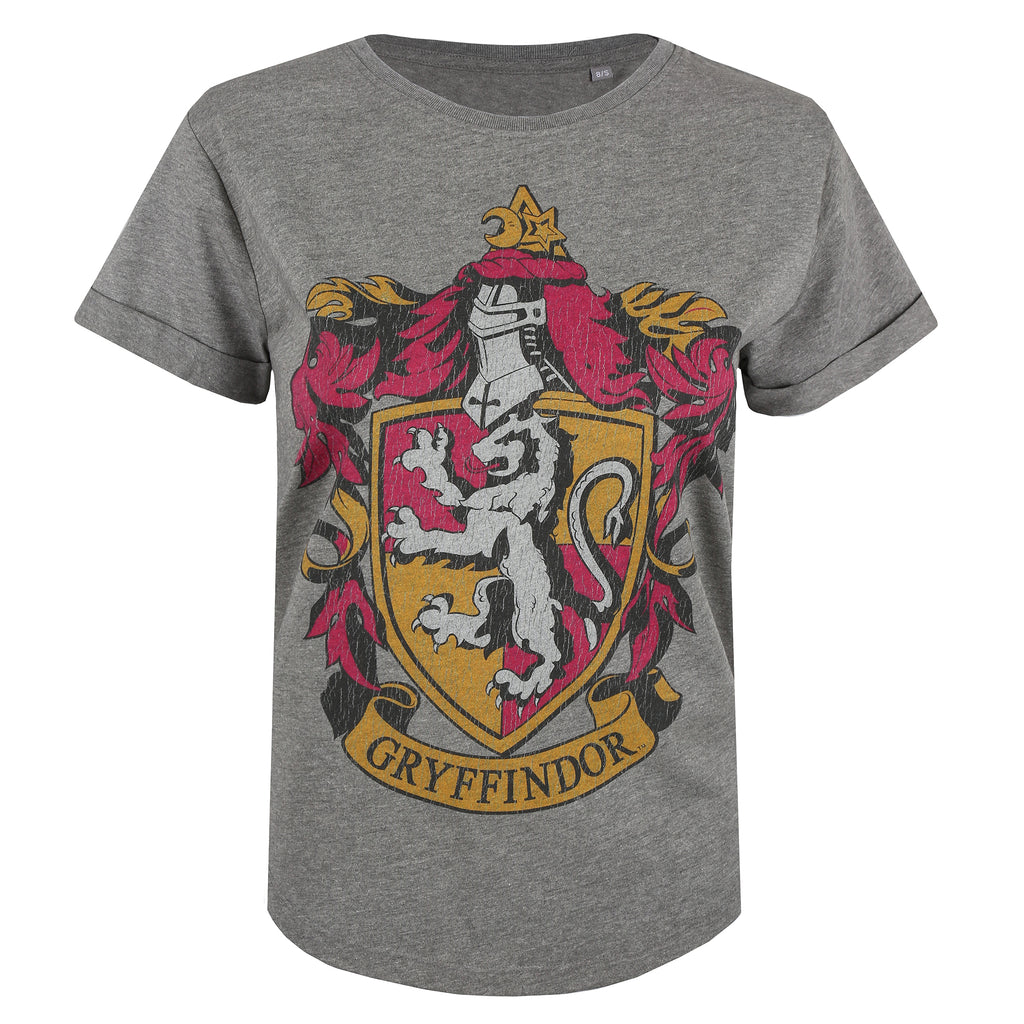Harry Potter Ladies - Gryffindor - T-shirt - Graphite Heather