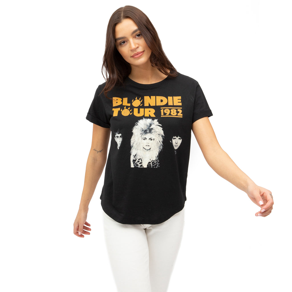 Blondie Ladies - 80s - T-shirt - Black