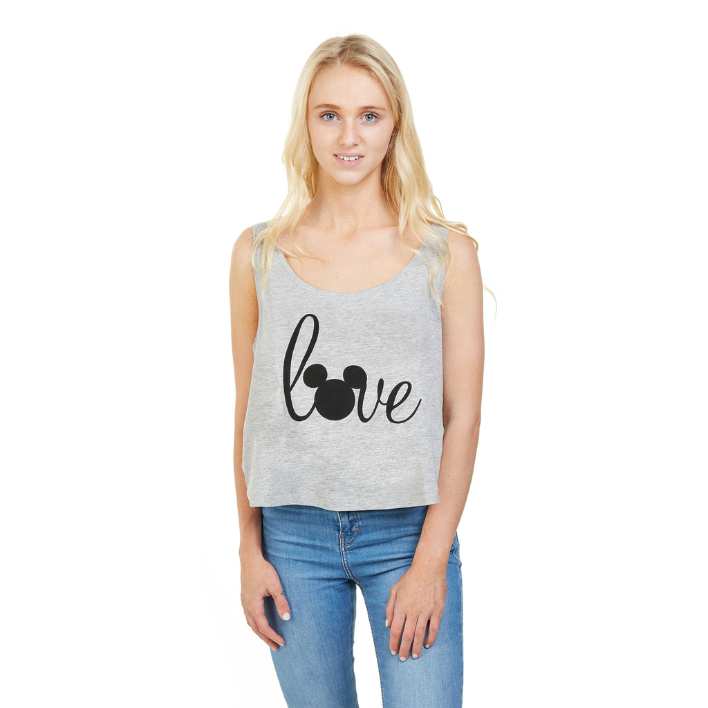 Disney Ladies - Love Mickey - Vest - Graphite Heather