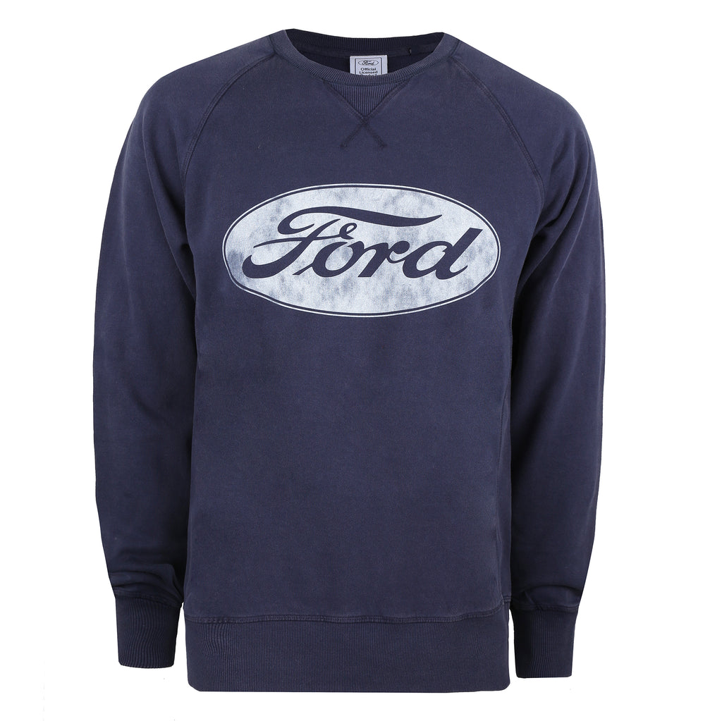 Ford Mens - Logo - Crew Sweat - True Indigo
