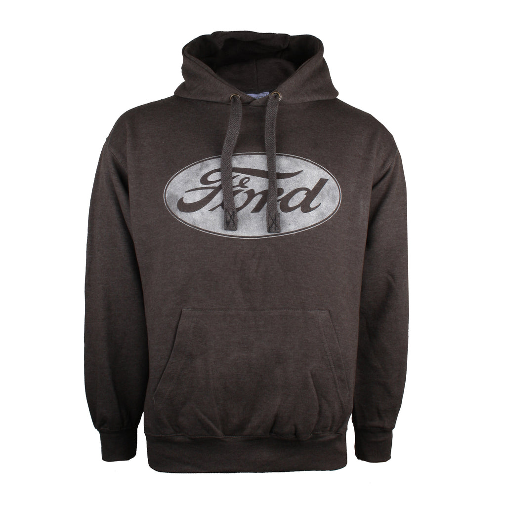 Ford Mens - Logo - Pullover Hood - Charcoal