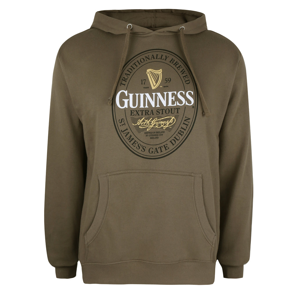 Guinness Mens - Signature - Pullover Hood - Dark Olive