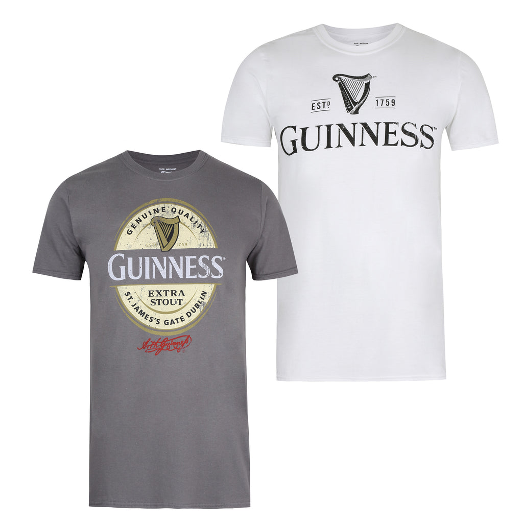 Guinness Mens - Pack 2 - T-shirt Pack - Multi