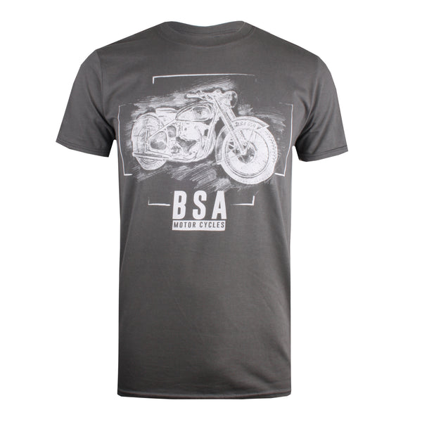 BSA Mens - Chalk - T-Shirt - Charcoal