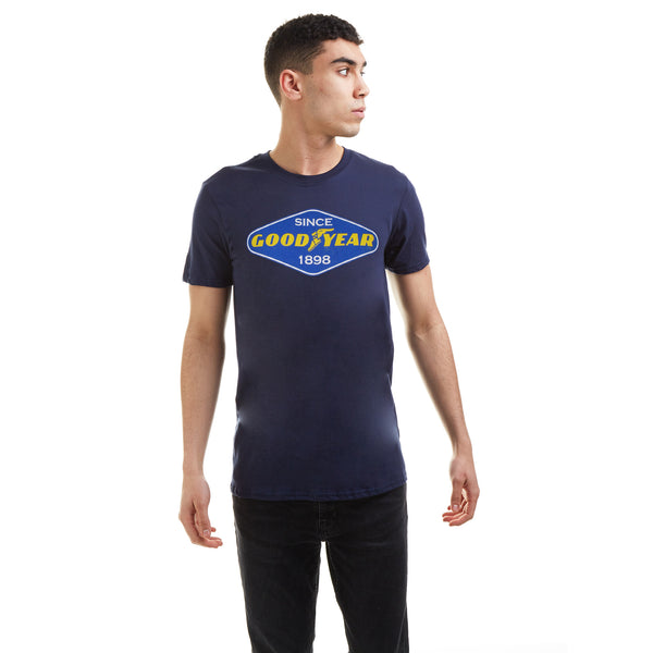 Goodyear Mens - Diamond - T-shirt - Navy