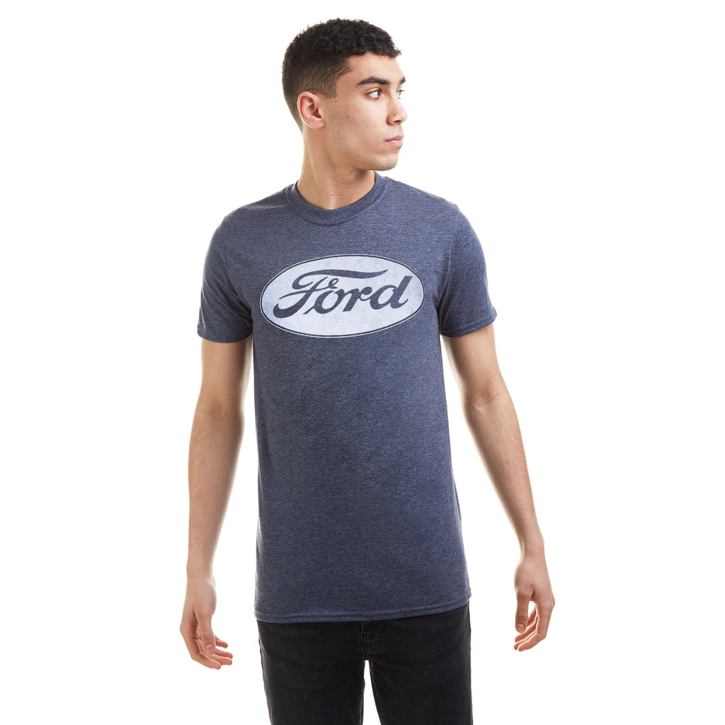 Ford Mens - Logo - T-Shirt - Navy