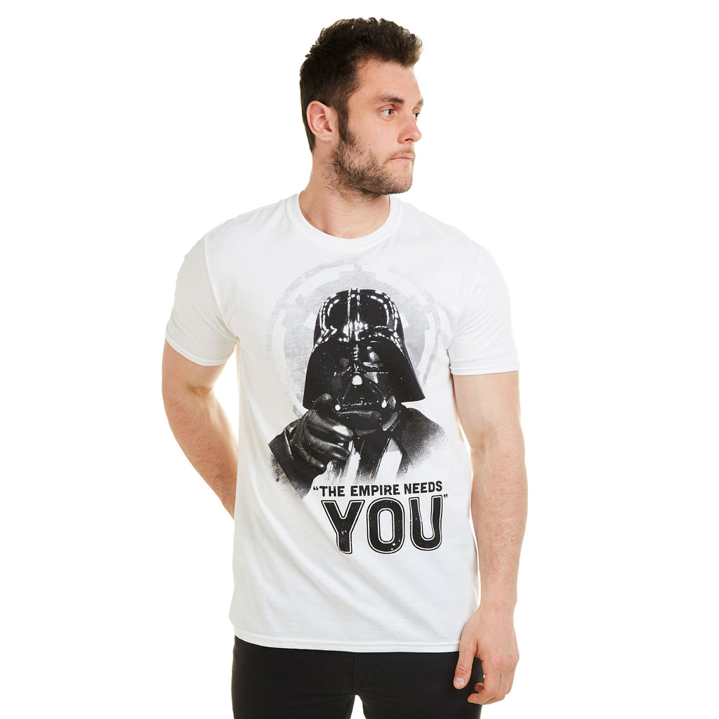 Star Wars Mens - Enlist Today - T-Shirt - White
