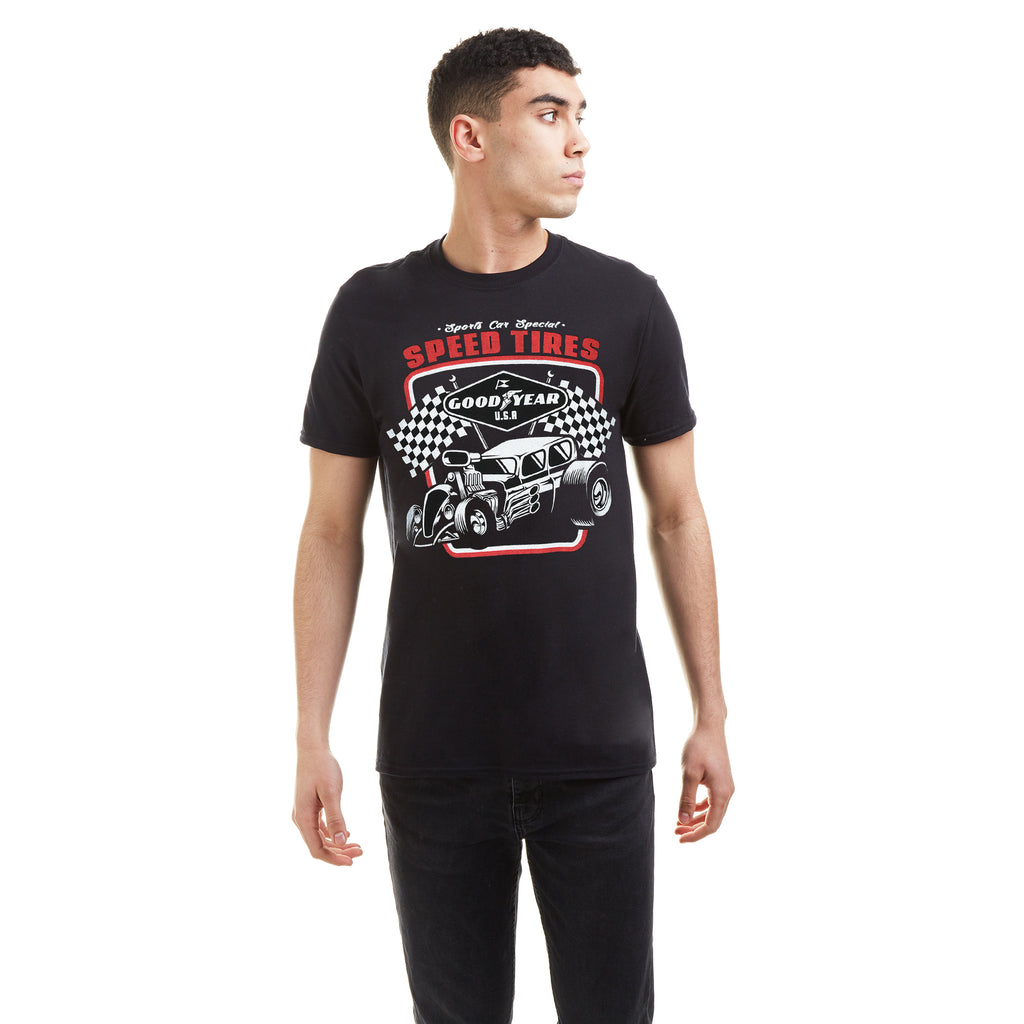 Goodyear Mens - Speed Tires - T-Shirt - Black