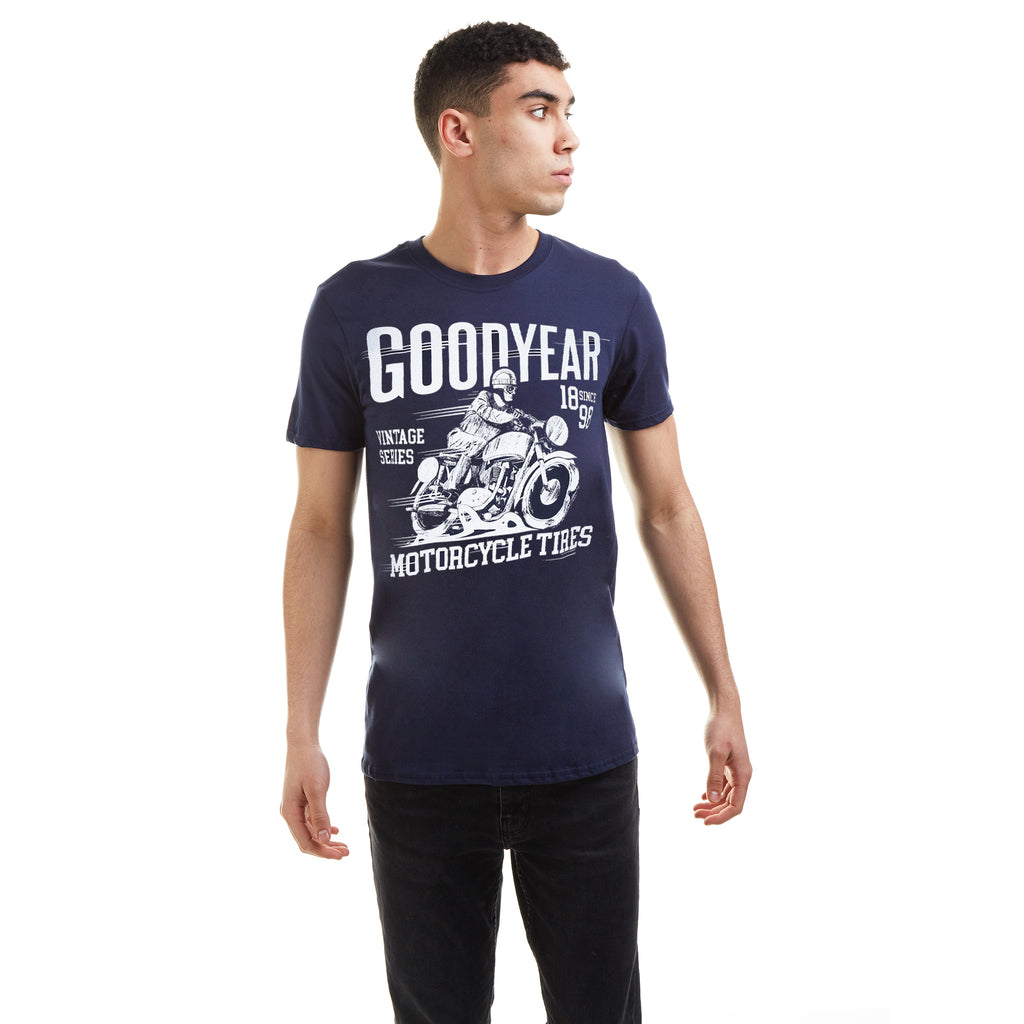 Goodyear Mens - Vintage Series - T-Shirt - Navy